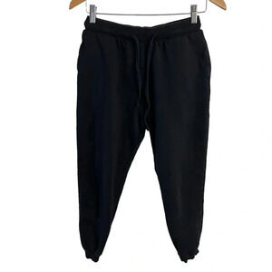 ASOS Design Black Jogger Sweatpants with Drawstring Womens Size 6 Petites Basics